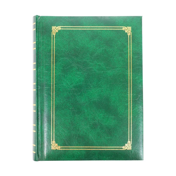 Livro verde foliant — Fotografia de Stock