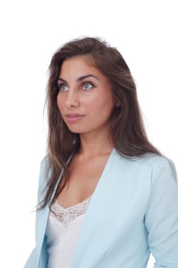 genç esmer kadın portre