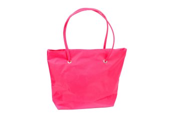 Pembe çanta yakın çekim