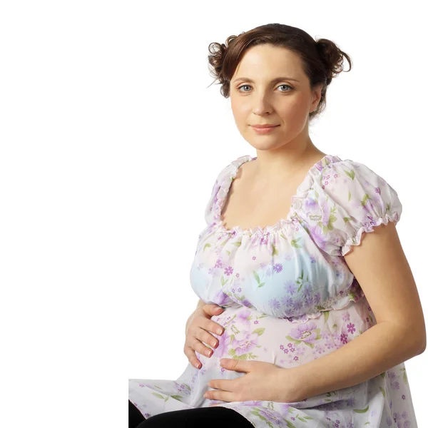 Young pregnant woman — Stock Photo, Image