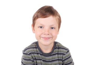 Şirin küçük çocuk.