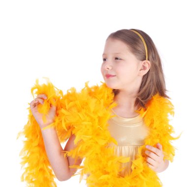 Şirin küçük kız.