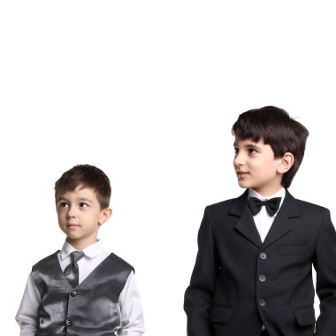 Sevimli küçük çocuklar.