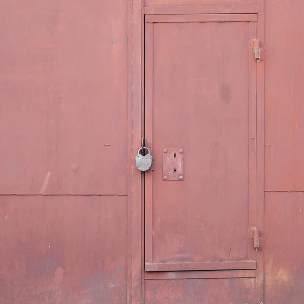 Garage gate closeup — Stockfoto