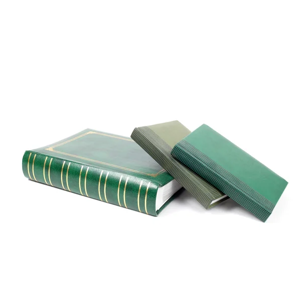 Πράσινο foliant βιβλία closeup — Φωτογραφία Αρχείου