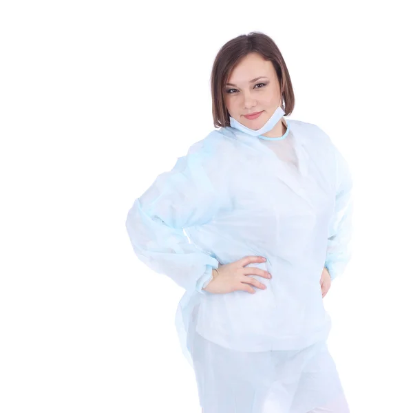 Kvinna i en medicinsk uniform — Stockfoto