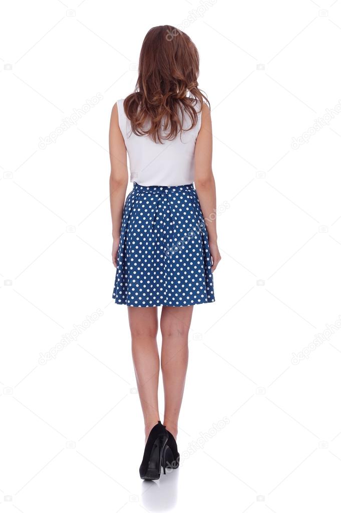 Girl wearing office dress