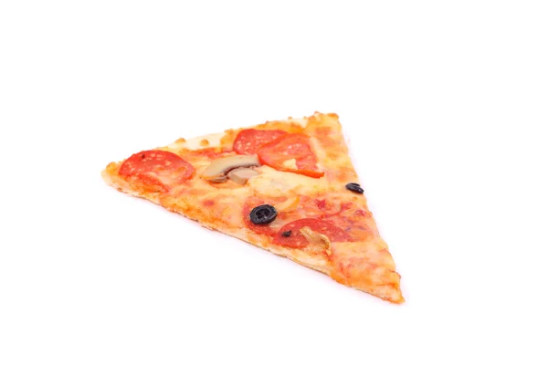 Пицца вкусный крупный план — стоковое фото