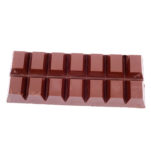 Barra de chocolate closeup — Fotografia de Stock