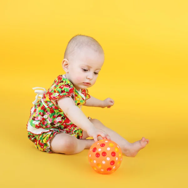 Schattige baby closeup — Stockfoto