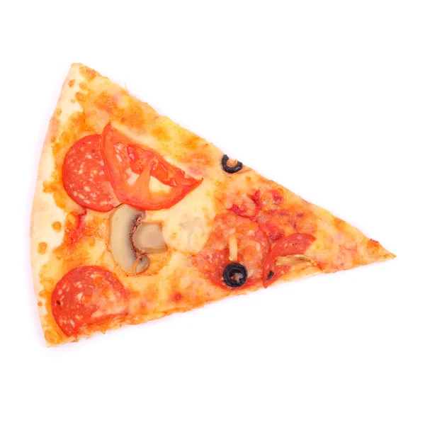 Savoureuse pizza gros plan — Photo