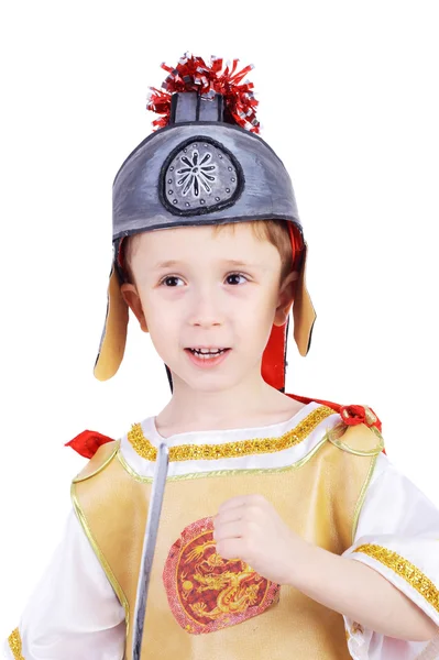 Handsome little legionary — Stock Photo, Image