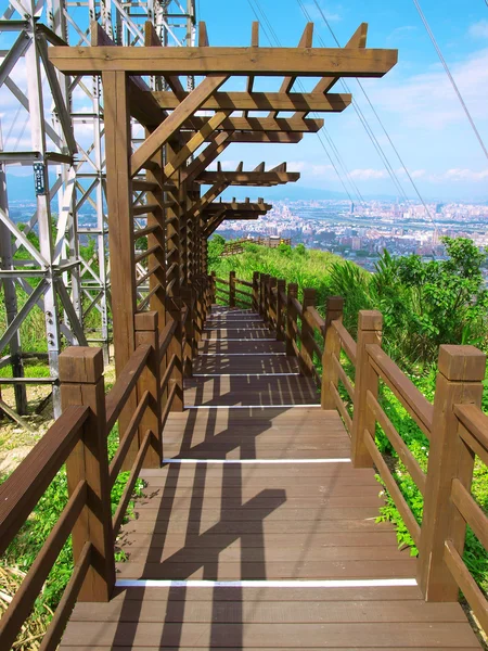 Wooden walkway — Stock Photo, Image