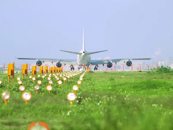 Flugzeug Rückansicht — Stockfoto