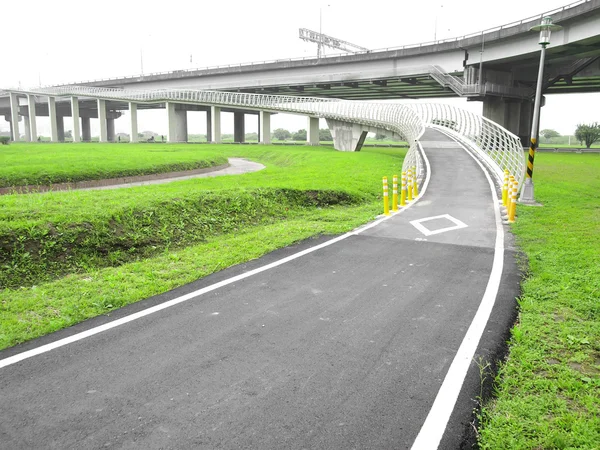 Caminho de bicicleta — Fotografia de Stock