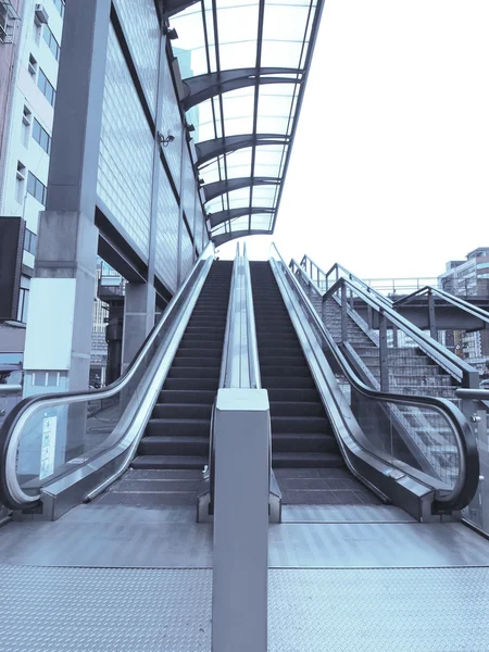 Outdoor escalator — Stock Photo, Image
