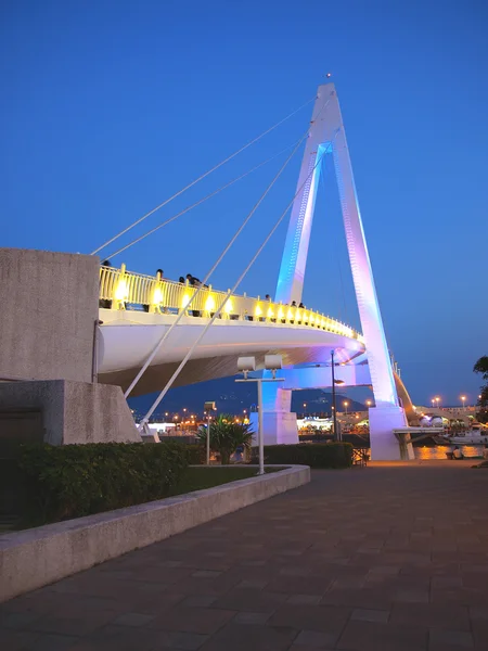 Bridge in night — Stock Photo, Image