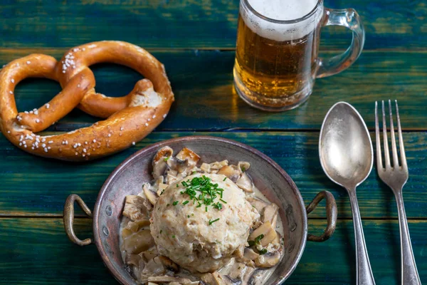 Bavarian Bread Dumpling Sauce — Stock Photo, Image