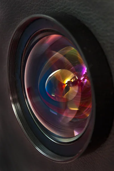 La lente frontal del dispositivo óptico . —  Fotos de Stock