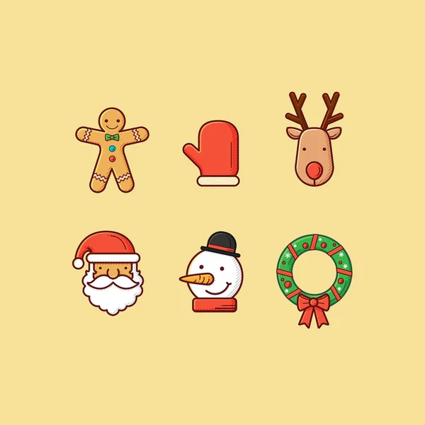 Iconos de Navidad 2 Ilustraciones de stock libres de derechos