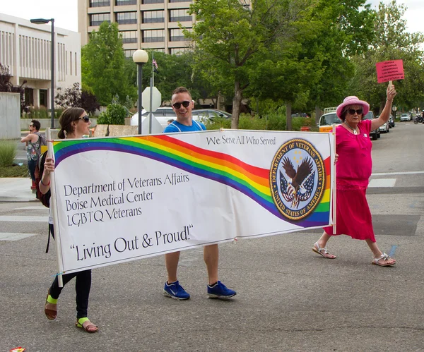 Boise Idaho Usa Junio 2016 Marchas Del Departamento Asuntos Veteranos —  Fotos de Stock