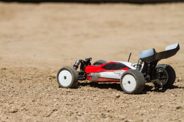 Boise, Idaho-16 Temmuz 2016: Boise, Idaho'daki Summer Blast Trophy yarışı sırasında başında bekleyen buggy