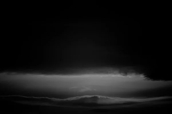 黑色的云 — 图库照片