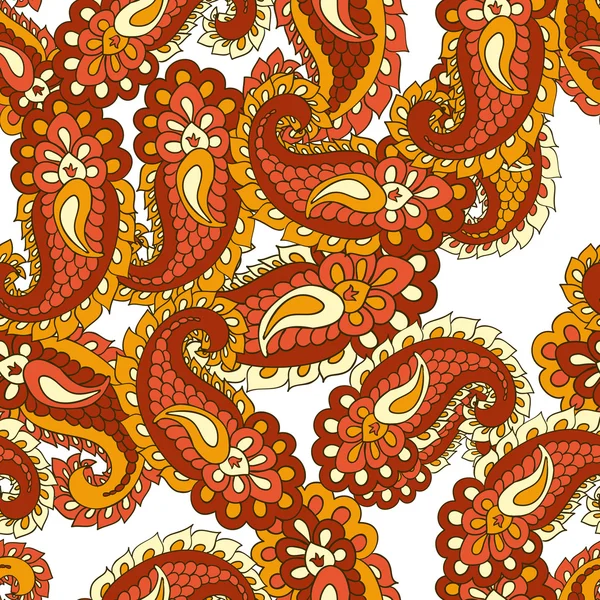 Nahtloses Paisley-Muster — Stockvektor