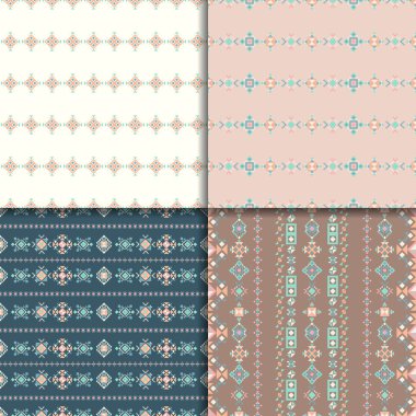 Etnik seamless modeli küme