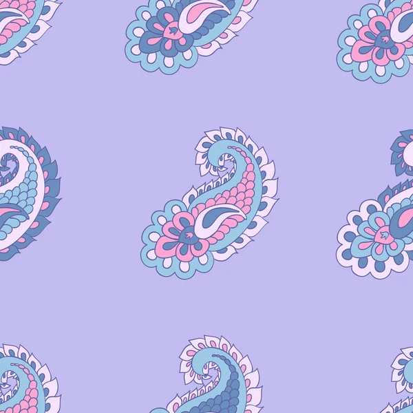 Patrón paisley sin costuras — Vector de stock