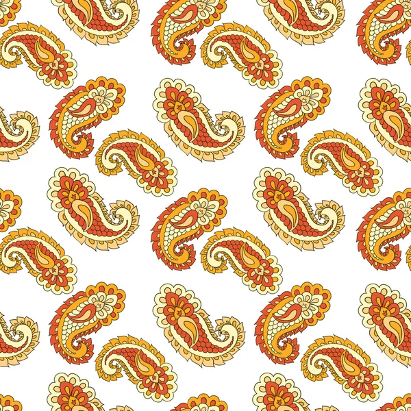 Naadloze paisley patroon — Stockvector