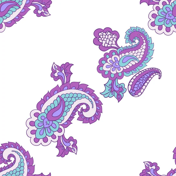 Nahtloses Paisley-Muster — Stockvektor