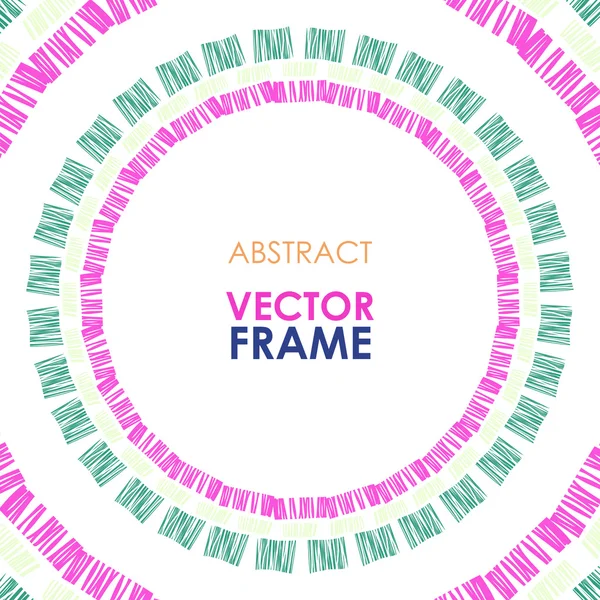 Etniska vektor ram — Stock vektor