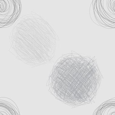 Daireler Seamless Modeli karalamak