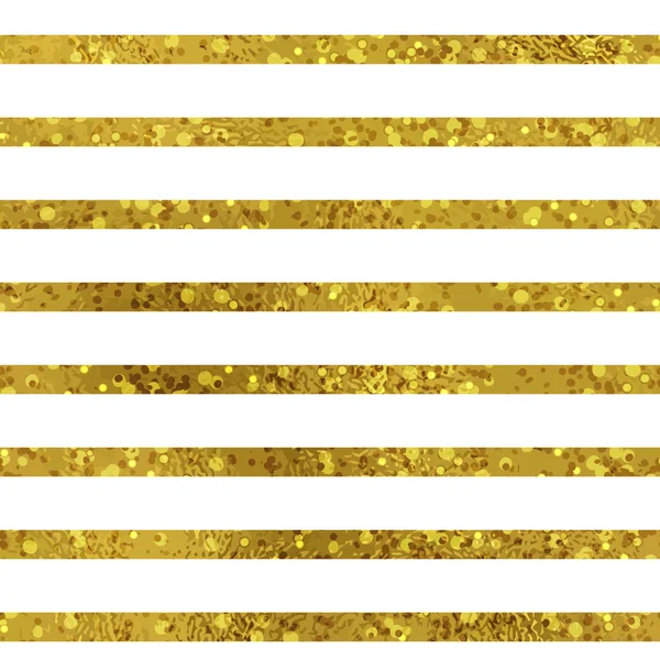 Золотистый полосатый бесшовный набор — стоковый вектор