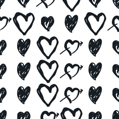 Kalpleri ile Seamless Modeli doodle