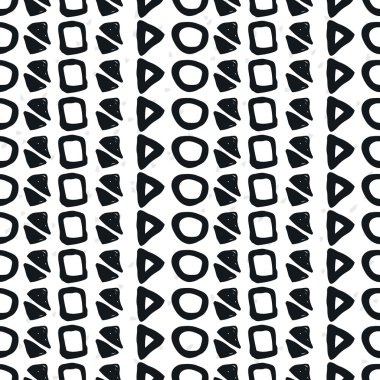 Çizilmiş geometrik seamless modeli