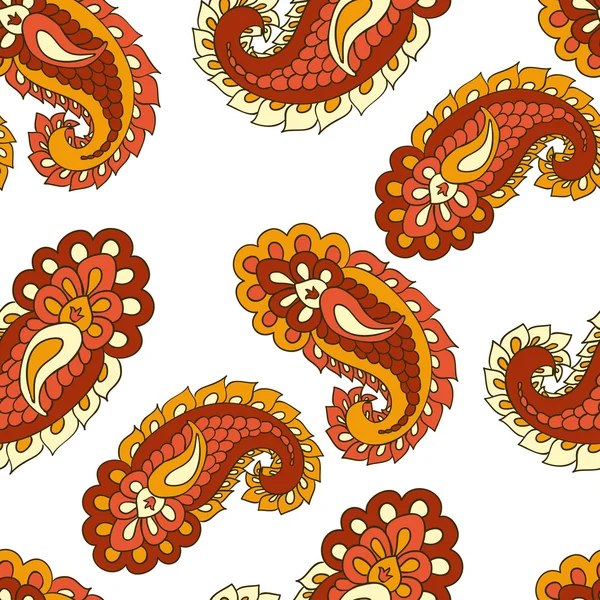 Modèle paisley sans couture — Image vectorielle