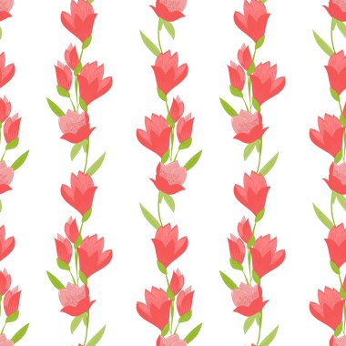 Lalelerle kusursuz desen