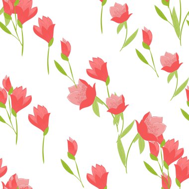 Lalelerle kusursuz desen