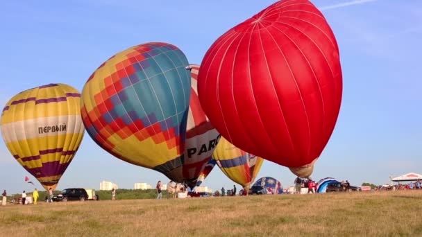 20 luglio 2015 Bielorussia, campionato di Minsk sull'aeronautica — Video Stock