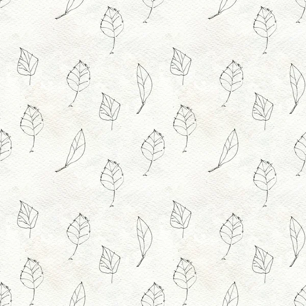 Seamless pattern with leaves — Stock Photo, Image