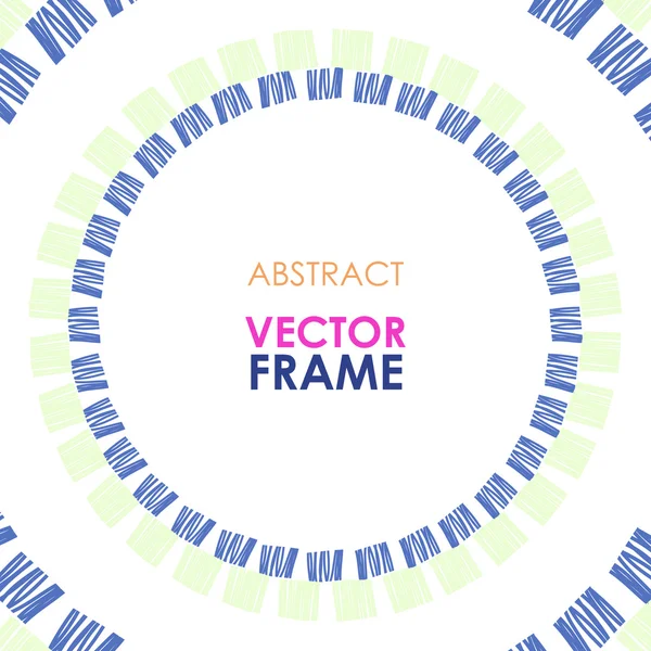 Quadro vetorial étnico — Vetor de Stock