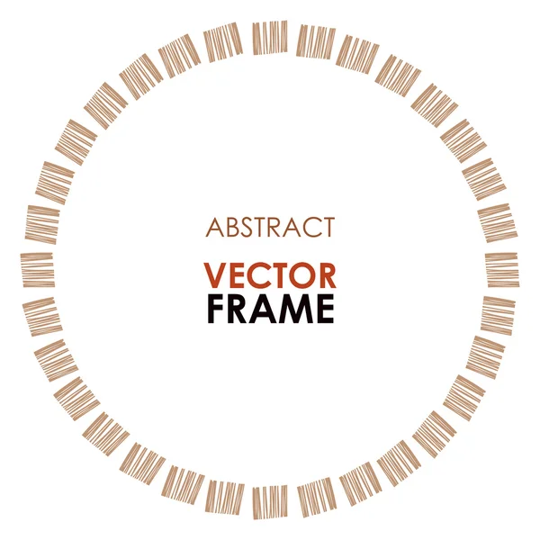 Quadro vetorial étnico — Vetor de Stock