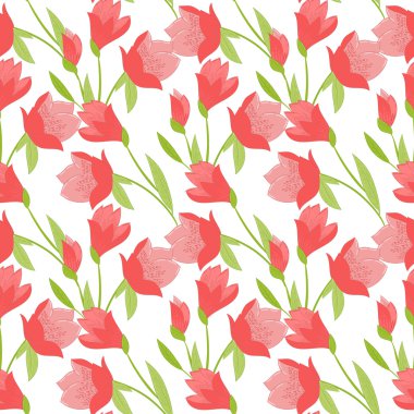 Lalelerle kusursuz desen