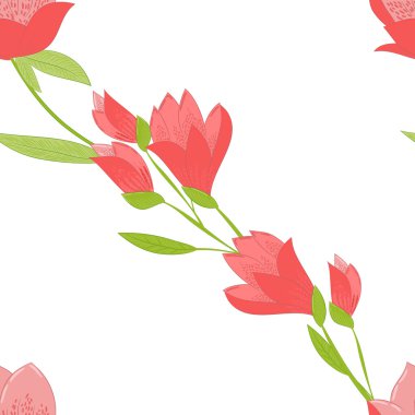 Lalelerle kusursuz desen