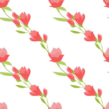 Lalelerle kusursuz desen