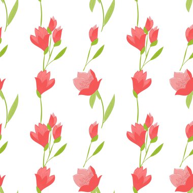 Lalelerle kusursuz desen