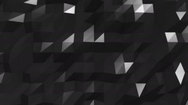 Siyah poligonal 3d arka plan