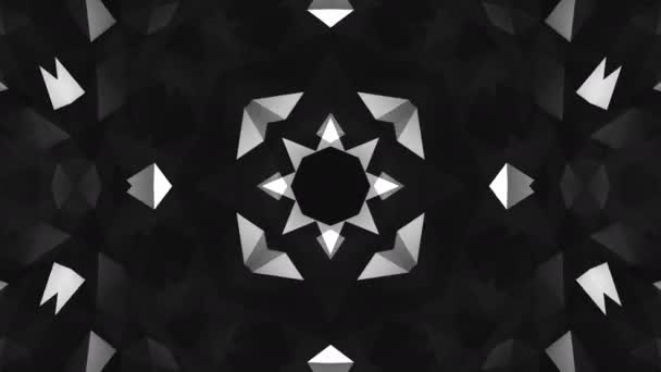 Kaleidoskop pohybu pozadí. — Stock video